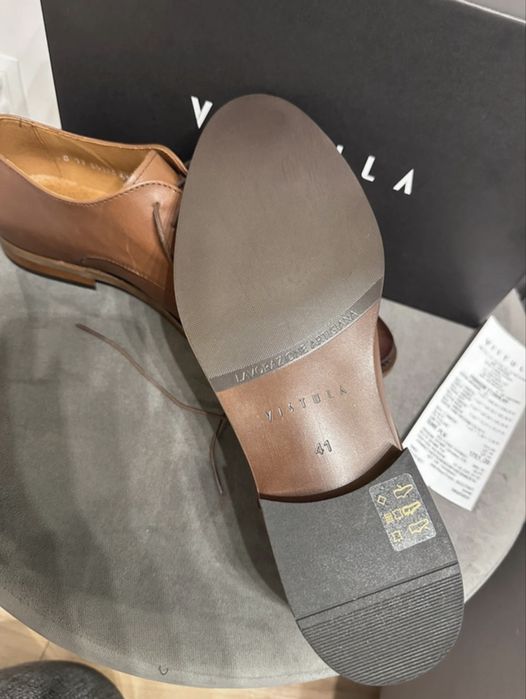 Skórzane buty Vistula