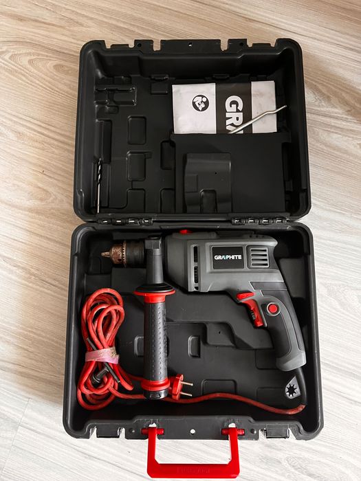 Wiertarka Graphite pełny zestaw
