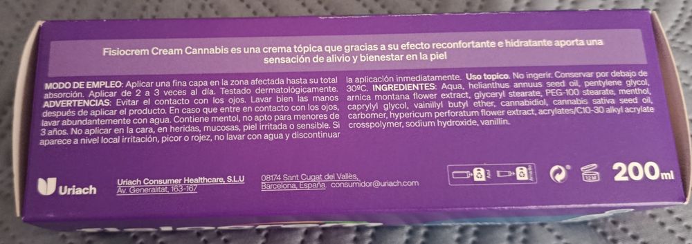 Fisiocreme canabis