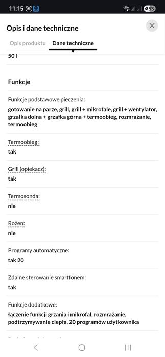 Piekarnik Samsung do zabudowy