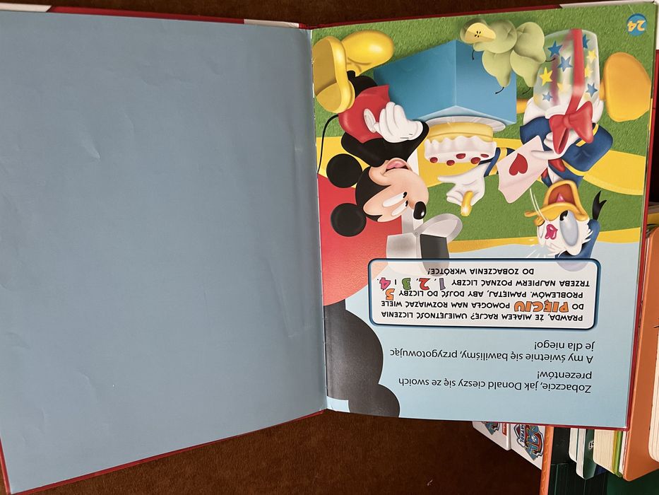 2 książeczki Klub Przyjaciół Myszki Miki