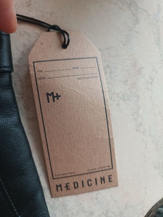 Rękawiczki medicine męskie skórzane m/l