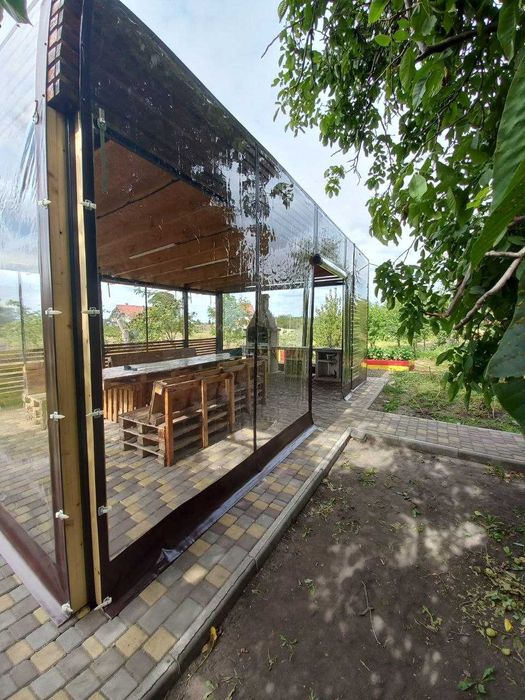 М'які вікна для альтанки, тераси