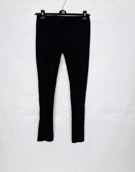 Czarne eleganckie spodnie slim M 38