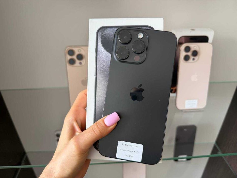 iPhone 15 Pro Max 256 gb Neverlock (фіз карта) / Магазину + Гарантія
