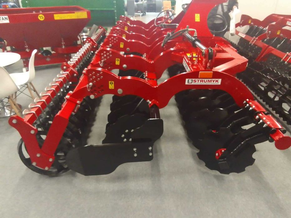 Brona Hydrauliczna 4m TIGER II Strumyk transport Brona talerzowa