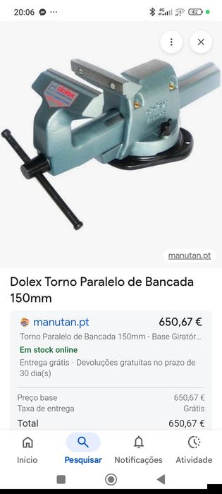Vários tornos bancada pequenos e grande