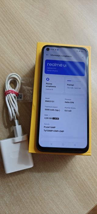 Realme 8i 4/64GB Czarny | 5000mAh 120Hz