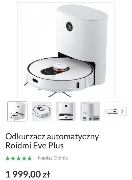 Odkurzacz robot autamatyczny ze stacja