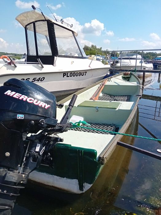 łódka pychówka Riverboat z Nieszawy silnik Mercury 9.9 KM Płock Sochaczew