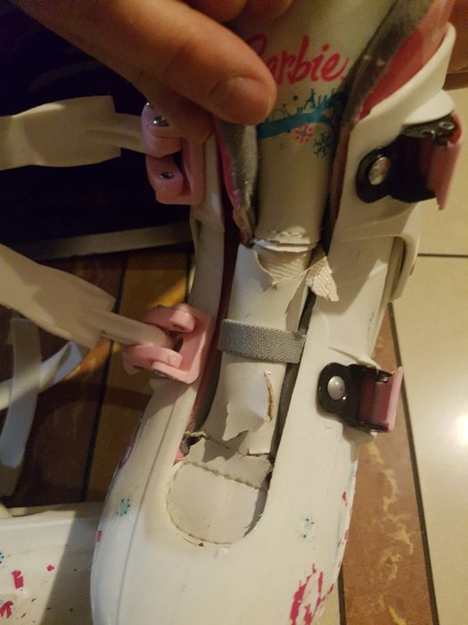 Łyżwy dla dziewczynki Barbie regulowane