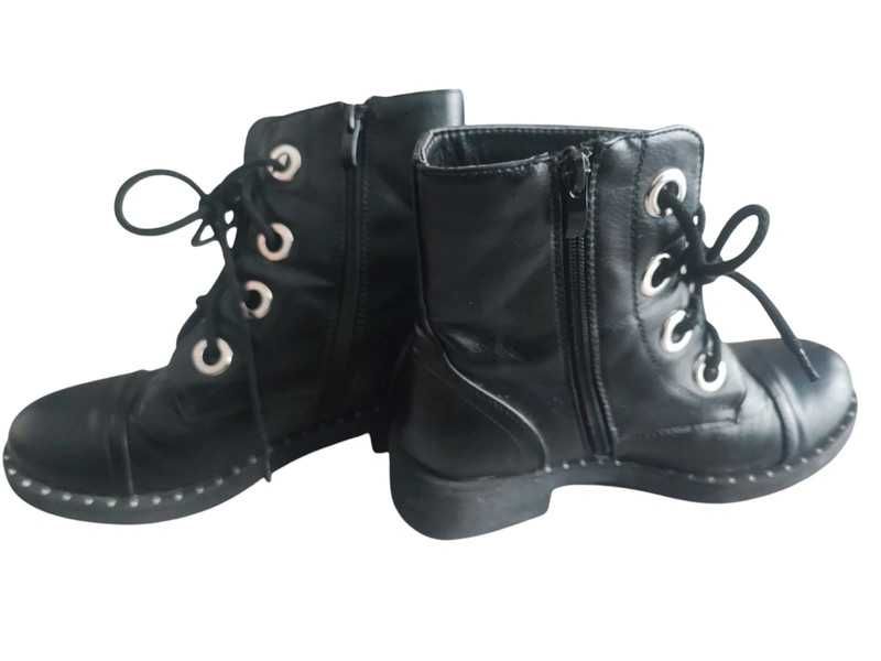 Glany damskie,buty trapery,botki 37,rock style