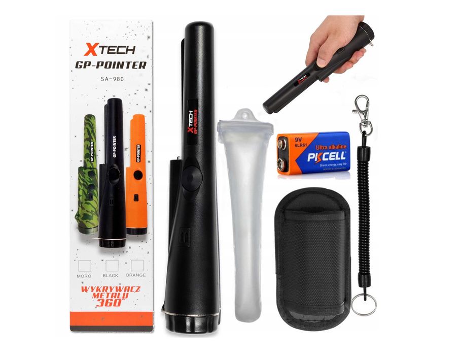 Nowoczesny wykrywacz metalu XTECH GP-Pointer Pro - PRECYZYJNY