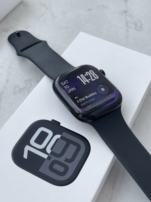 Apple Watch 10 46mm jet black | Повний комплект | Батарейка 98% |