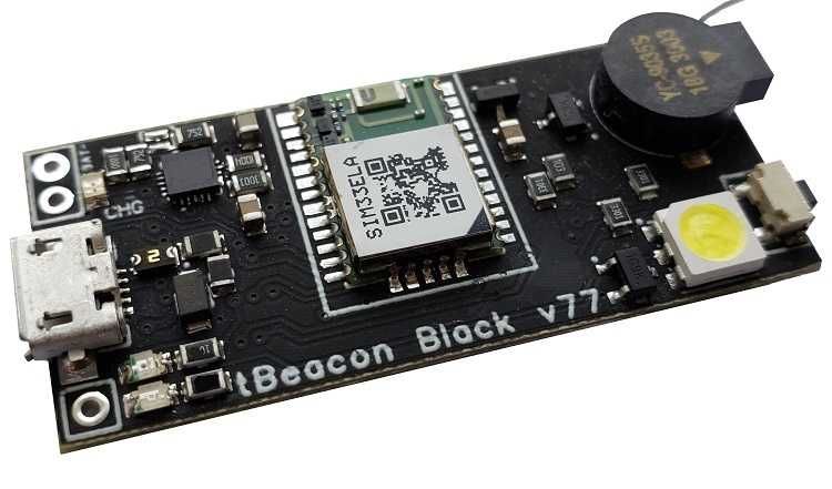 Радиомаяк tBeacon Black для пошуку втраченої радіокерованої моделі