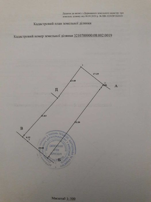 Продажа земельної ділянки 10 сот. м.Васильків Київської обл. 8000$