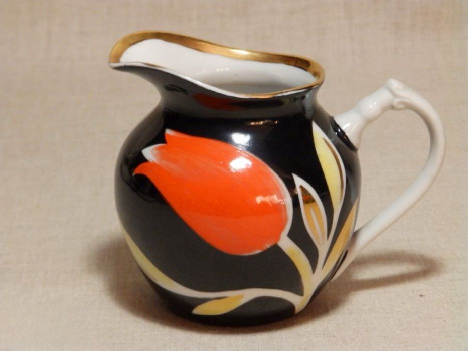 Чайный сервиз ТЮЛЬПАН Дулево фарфор СССР Красота! Сохранность ОТЛИЧНАЯ