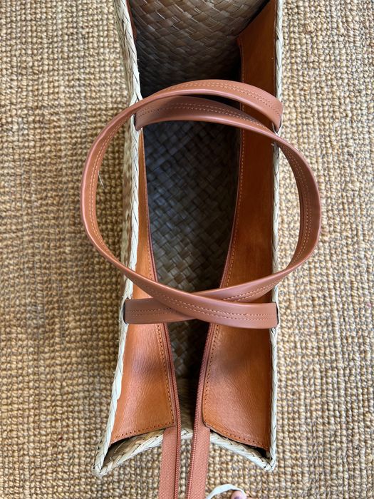 Boho Swing shopper kosz koszyk torebka maxi shopper cynamonowa pepitka