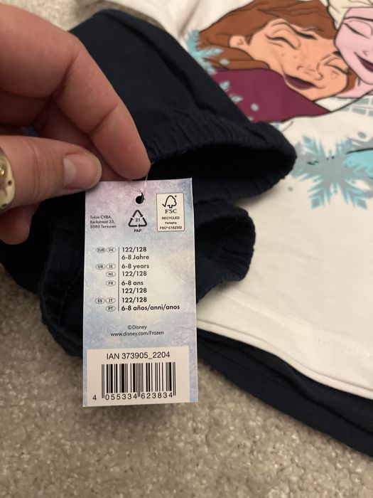 Piżama kraina lodu 122/128.  „PŁS”