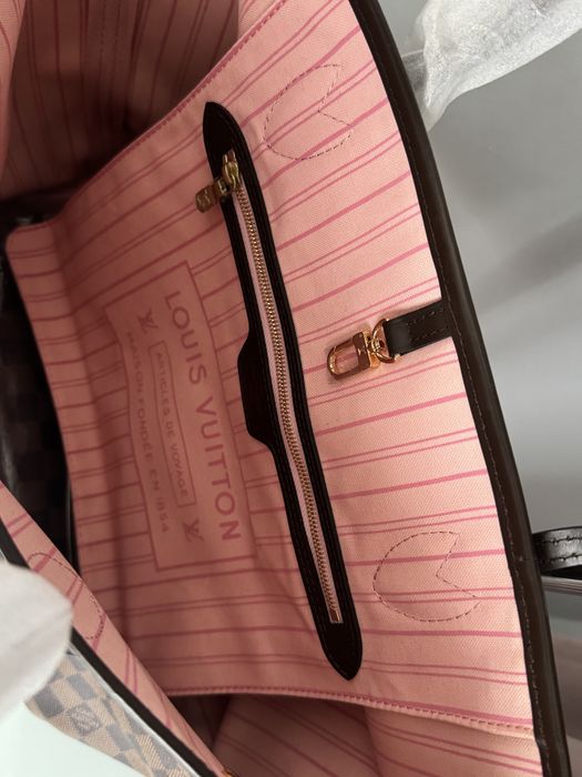 Torebka LV Neverfull MM Rose Ballerine Nowa