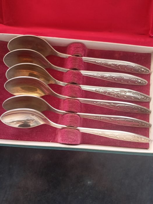 6 łyżeczek platerowanych