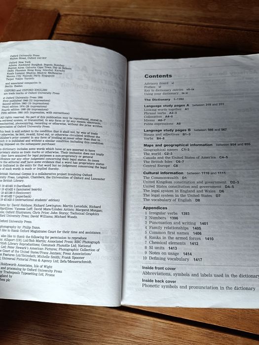 Oxford Advanced Learner's Dictionary