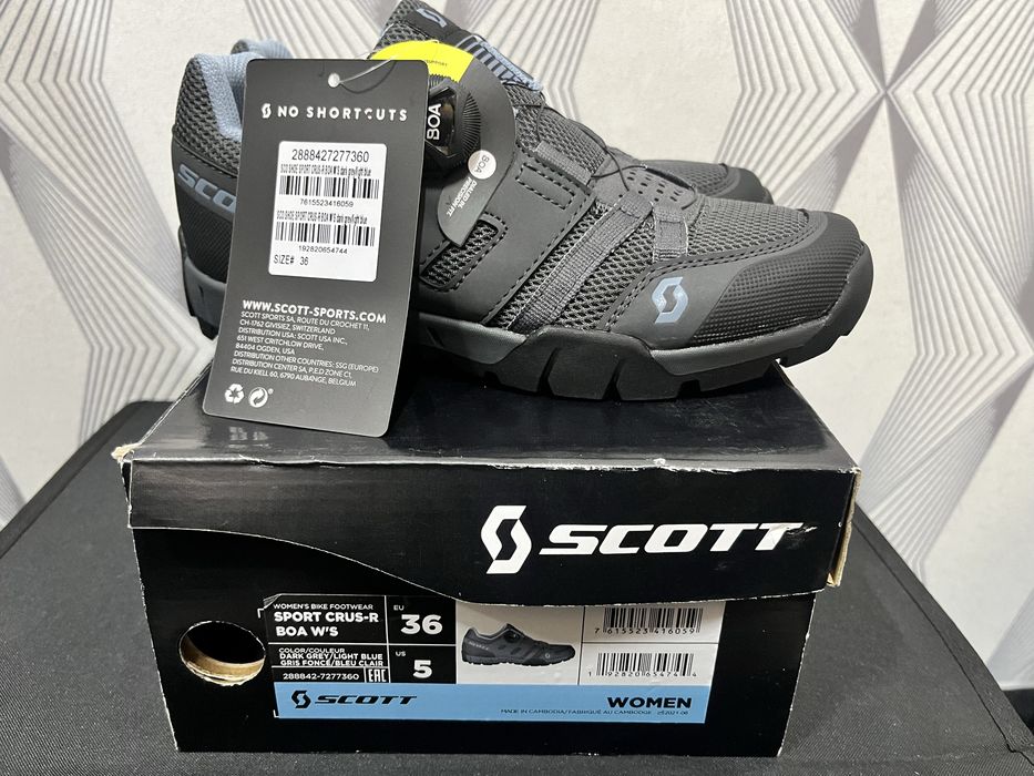 Buty rowerowe scott sport crus-r boa spd mtb gravel 36