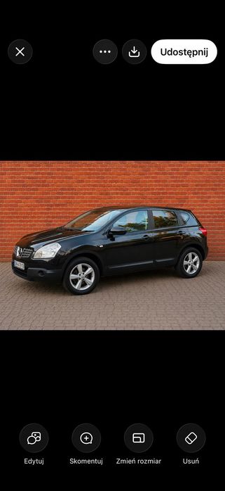 Nissan Qashqai Nissan Qushqai 2,0 Panorama 138 tys km Po serwisie