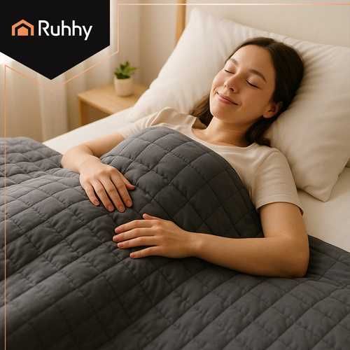 Обтяжена Сенсорна Ковдра Ruhhy Двостороння Двоспальна 200x220 см 10 кг