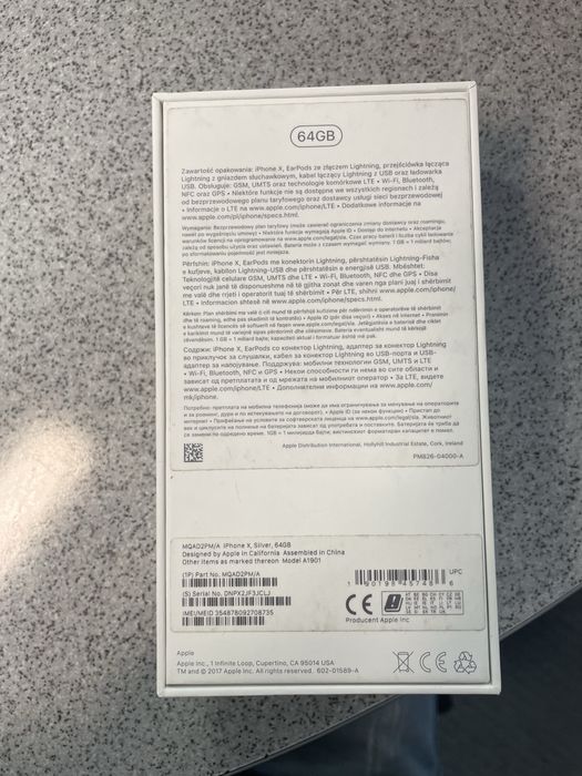 Sprzedam iPhone X 64 GB