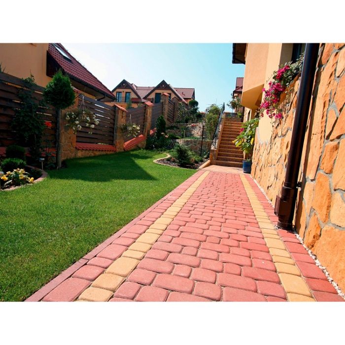 Kostka brukowa NOSTALIT 6CM grafit czerwony szary 49M2
