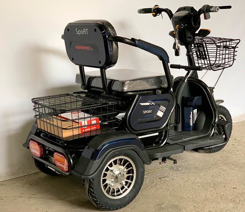 ‼️Електротрицикл 1200 Вт 72 v/23 ah  ТЯГОВИТИЙ !!трицикл ‼️