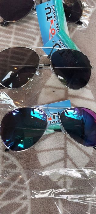 Okulary przeciwsłoneczne lusterka pilotki