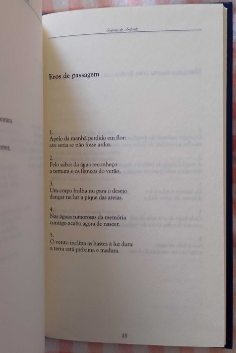 O sal da língua precedido de trinta poemas, Eugénio de Andrade