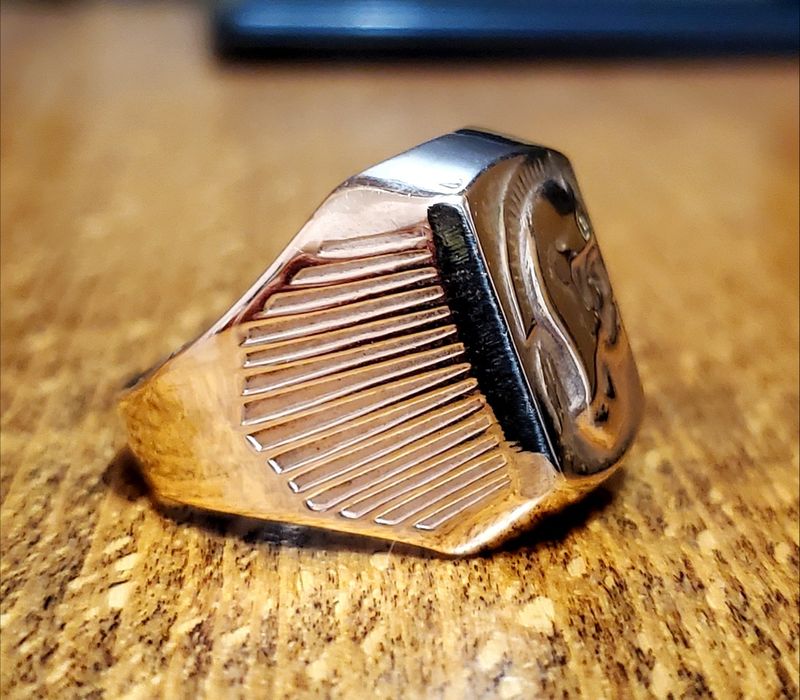 Печатка,кольцо,перстень размер 21 в золотом цвете времён ссср