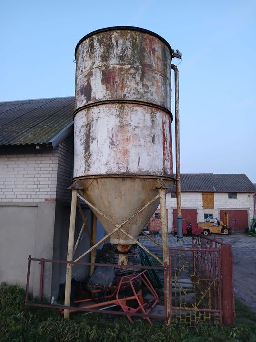Silos paszę zbiornik cement plastikowy z włókna tworzywa zboże śruty l