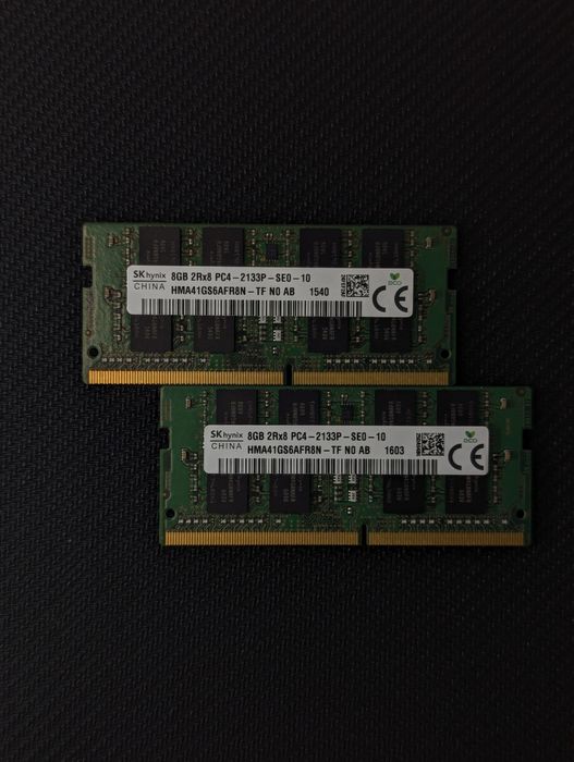 DDR4 16GB Hynix (2X8) 2133 MHz SO-DIMM Оперативна пам'ять для ноутбуку