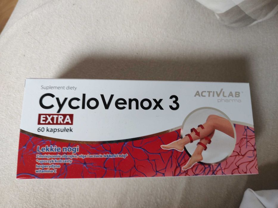 Cyclovenox 3 Forte 60 kaps tabl  CycloVenox 3 Extra Hemoroidy skuteczny na żyły