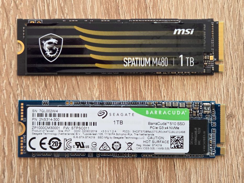 SDD диск для ноутбука та ПК, Samsung, Kingston, Seagate, MSI, 1TB