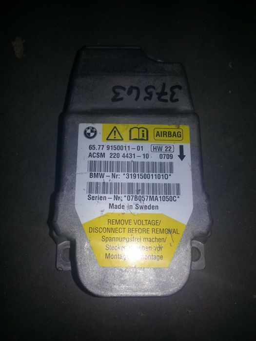 BMW - Módulos ACSM - AirBag vários modelos E90 E60 E63 E64 X3 X5 X6