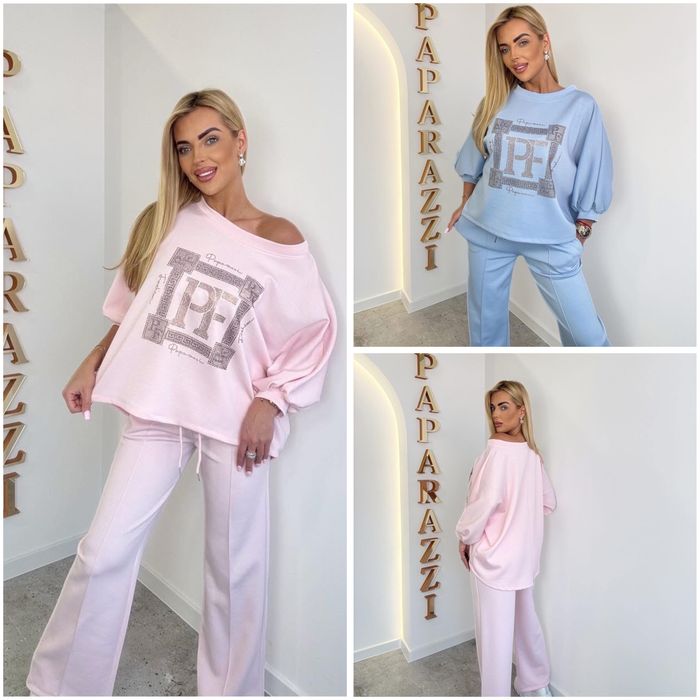 Komplet Paparazzi Fashion masełko  cyrkonie kamienie rozmiar uni