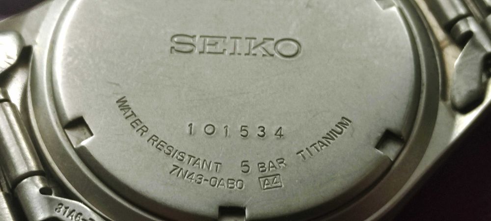 Zegarek męski SEIKO TITANIUM prod. Japońskiej - Okazja !