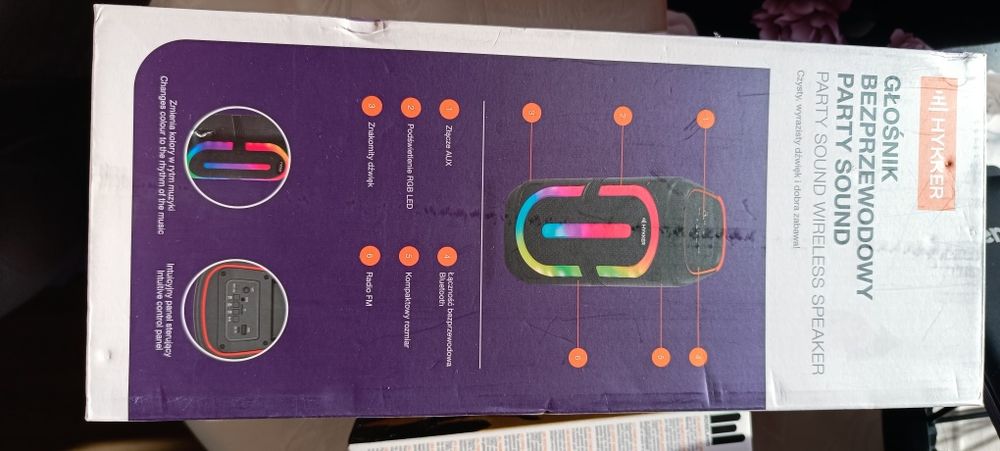 Głośnik HYKKER bluetooth