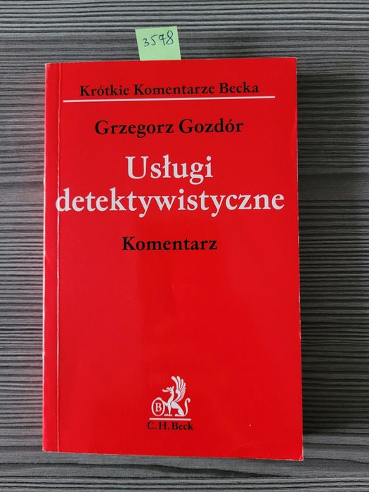 3578. "Usługi detektywistyczne" Grzegorz Gozdód