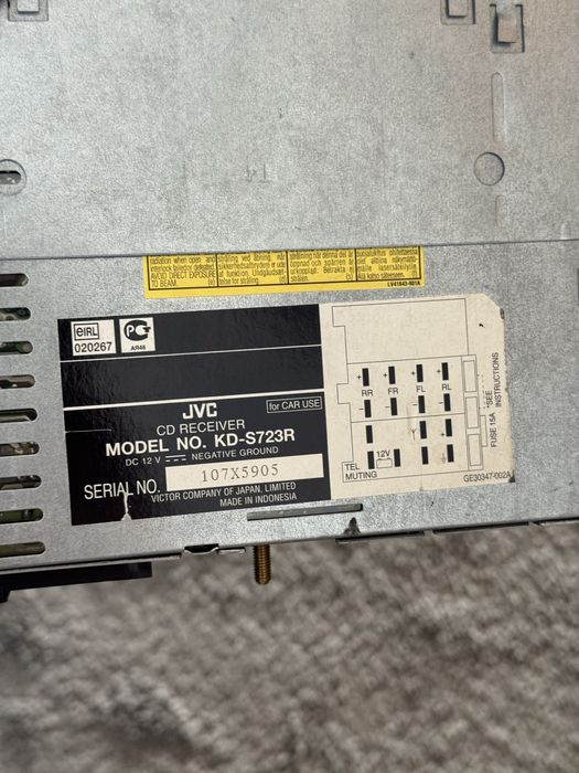 Radio samochodowe JVC