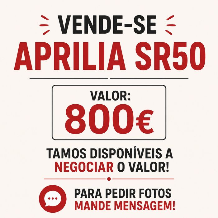Vendo Aprilia Sr50