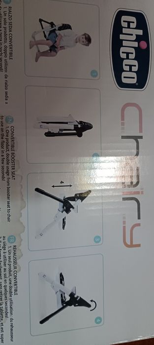 Cadeira e cadeira de alimentação da Chicco