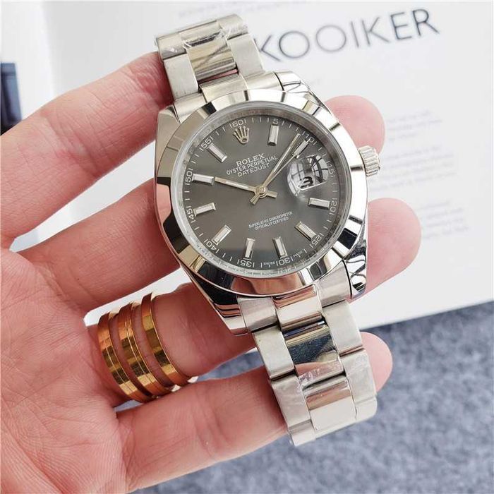 Годинник автоматичний Rolex datejust classic silver
