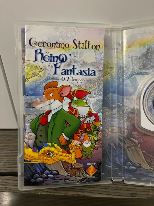 Jogo PSP - "Geronimo Stilton no Reino da Fantasia"