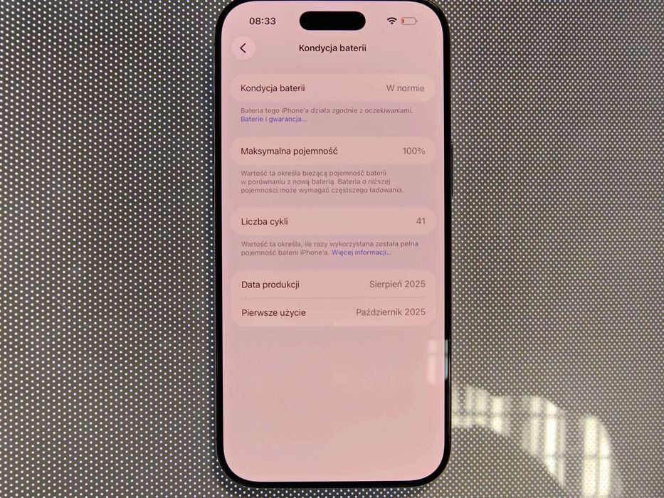 iPhone Air White 256 GB, Kondycja 100%